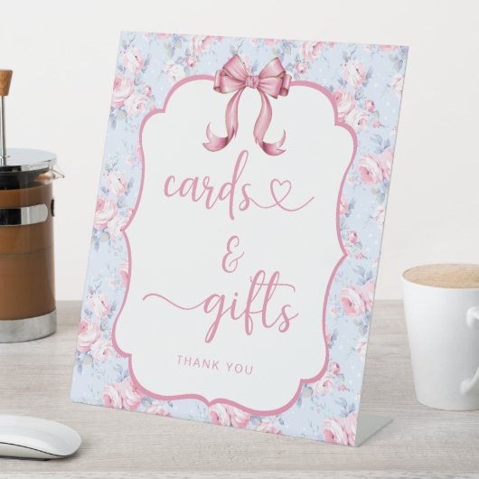 Signe De Table Shabby Chic Pink Cartes Cadeaux Fête des mariées (In SItu)