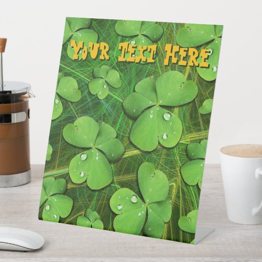 Signe De Table Shamrock vert St Patrick iPhone 5 Coque-Mate (In SItu)