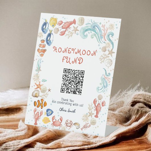 Signe De Table She Is a Catch Honeymoon Fund Bridal Shower