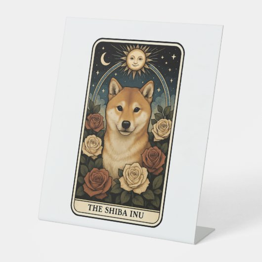 Signe De Table Shiba Inu (Recto)