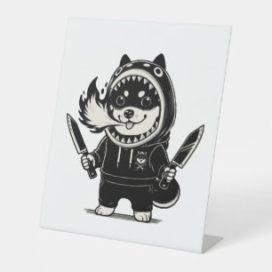 Signe De Table Shiba Inu Dragon Slayer
