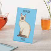 Signe De Table Siamese cat cartoon (In SItu)