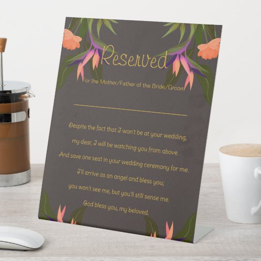 Signe De Table Siège pour Angel (In SItu)