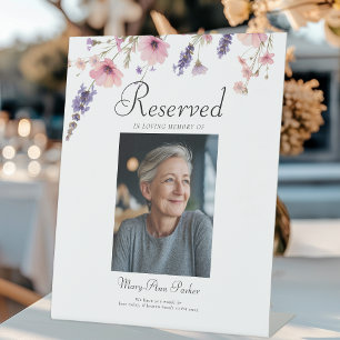 Signe De Table Siège réservé - Mariage Mémorial Photo