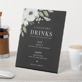 Signe De Table Signal Botanique Florale Mariage Signature Boisson (In SItu)