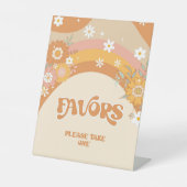 Signe De Table Signal de piédestal Retro super pour bébé (Recto)