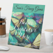 Signe De Table Signal de vendeur d'artisanat artisanal (In SItu)