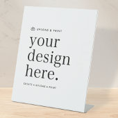 Signe De Table Signal Pedestal Votre Design Téléchargez 10" x 12"