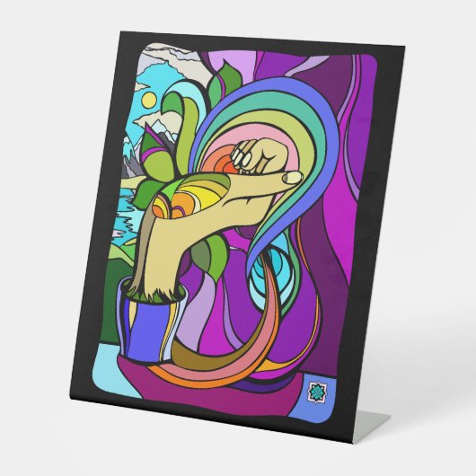 Signe De Table Signal piédestal potentiel racine (Recto)