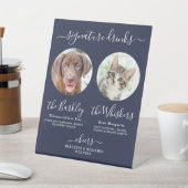 Signe De Table Signature Boissons Animaux de compagnie Chien Mari (In SItu)