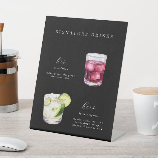 Signe De Table Signature Boissons Cocktails Mariages (In SItu)