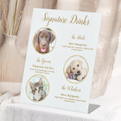 Signe De Table Signature Boissons Elegant Gold Pet Mariage 3 Phot