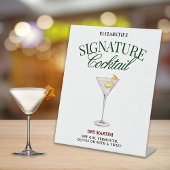 Signe De Table Signature Cocktail Vert & Rouge Classy
