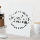 Signe De Table Signature Cocktails Cachet (In SItu)