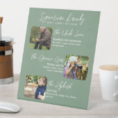 Signe De Table Signature Mariage moderne Boissons et photos Signa (In SItu)