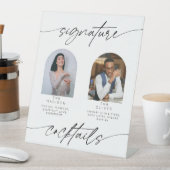 Signe De Table Signature moderne Cocktail Calligraphie Script Pho (In SItu)