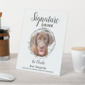 Signe De Table Signature personnalisée Boire Barre de chien Anima (In SItu)