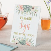 Signe De Table Signer les succulents du livre d'or (In SItu)