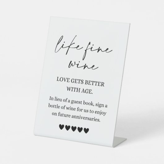 Signe De Table signer notre livre d'or (Recto)