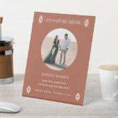 Signe De Table Signet boisson du Mariage mexicain Terra Cotta Sig (In SItu)