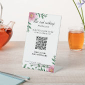 Signe De Table Simple black & white makeup digital QR price  Pede (In SItu)