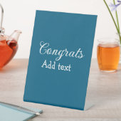 Signe De Table Simple congratulation graduation add your (In SItu)