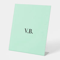 Simple couleur solide ajouter le nom du texte mono