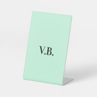 Simple couleur solide ajouter le nom du texte mono