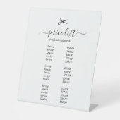 Signe De Table Simple elegant business light beauty salon (Recto)