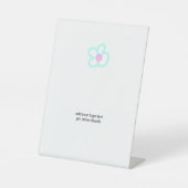 Signe De Table Simple elegant custom logo here company (Recto)