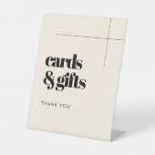 Signe De Table Simple, élégant et chic Cartes & Cadeaux mariage (Recto)