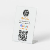 Signe De Table Simple Google Review Request|Modern Small Business (Recto)