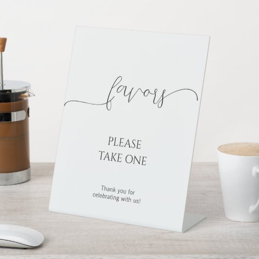 Signe De Table Simple minimal Script Wedding Favor (In SItu)