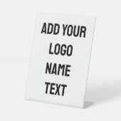 SIGNE DE TABLE SIMPLE MODERNE MODERNE MONOGRAM ÉLÉGANT CHIC STYLE (Recto)