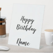 Signe De Table simple petit heureux anniversaire ajouter votre no (In SItu)