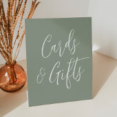 Signe De Table Simple Script Sage Green Mariages Cartes et Cadeau