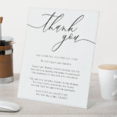 Signe De Table Simple sur mesure est bon Merci Mini (In SItu)