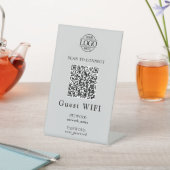 Signe De Table Simple Wifi Password &  Network | Business QR Code (In SItu)
