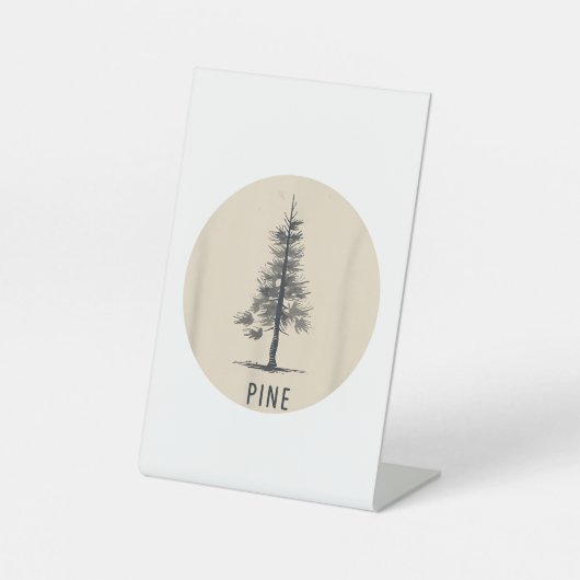 Signe De Table Single Pine Tree Outfit (Recto)