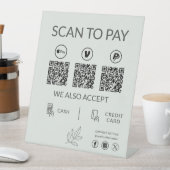 Signe De Table Small Business QR Code Payment - Scan to Pay (In SItu)