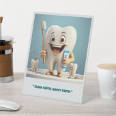 SIGNE DE TABLE " SMILING DOTH " (In SItu)