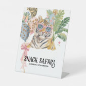 Signe De Table Snack Safari Jungle Birthday Party (Recto)