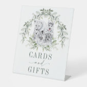 Signe De Table Soft Winter Holiday Animaux artistiques Cartes et (Recto)