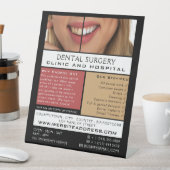 Signe De Table Soins dentaires, dentisterie, Publicité pour les d (In SItu)