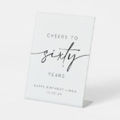 Signe De Table Soixante ans 60e anniversaire (Recto)