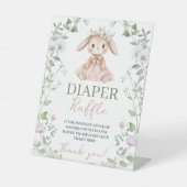 Signe De Table Some Bunny 8x10 Diaper Raffle Table Sign (Recto)