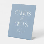 Signe De Table Something Blue Bridal Shower Cards & Gifts (Recto)