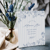 Signe De Table Something Blue Mimosa Bar Acrylic Pedestal Sign