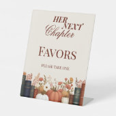 Signe De Table Son prochain chapitre Automne livre thème Fête des (Recto)