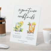 Signe De Table Son Rhum Signature Cocktails Menu Mariage (In SItu)